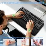 Ergonomic Keyboard Stand with Wrist Rest Pad