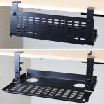 Under Desk Cable Management Tray with Swing Panel