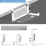 Under Desk Cable Management Tray with Swing Panel