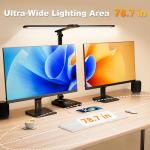 Adjustable LED Desk Lamp with USB Charging