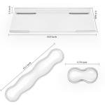 Ergonomic Keyboard Stand with Gel Wrist Rest