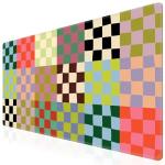 iCasso Retro Checkered XXL Desk Mat