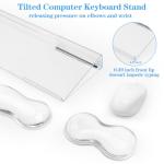 Ergonomic Keyboard Stand with Gel Wrist Rest