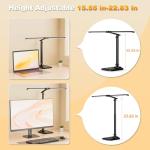 Adjustable LED Desk Lamp with USB Charging