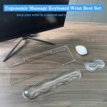 Ergonomic Keyboard Stand with Gel Wrist Rest