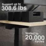 Desky Dual Mini Sit Stand Compact Desk