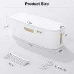 Large Cable Management Box for Home Office