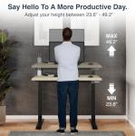 Desky Dual Mini Sit Stand Compact Desk