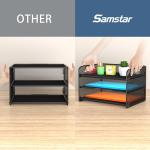 Samstar 3 Tier Mesh Desk Paper Organizer