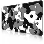 Cute Large Gaming Mouse Pad in Black & White