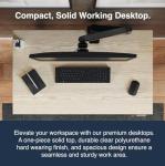 Desky Dual Mini Sit Stand Compact Desk