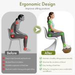 Ergonomic Wooden Footrest for Home Office Comfort