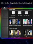 RGB XXL Mouse Pad with Phone Charger & LED
