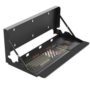 Wall-Mount Flip Down Keyboard Tray with Mouse Pad