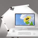 Micomlan Adjustable LED Desk Lamp with Clamp