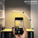 Micomlan Adjustable LED Desk Lamp with Clamp
