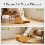 Amazer 2-in-1 Bamboo Adjustable Foot Rest
