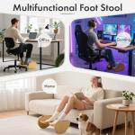 Amazer 2-in-1 Bamboo Adjustable Foot Rest