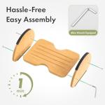 Amazer 2-in-1 Bamboo Adjustable Foot Rest