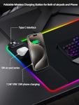 RGB XXL Mouse Pad with Phone Charger & LED