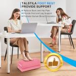 TALSTILA Ergonomic Adjustable Foot Rest for Desks