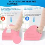 TALSTILA Ergonomic Adjustable Foot Rest for Desks