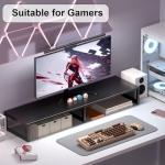 Gugsey Dual Monitor Stand and Desk Organizer