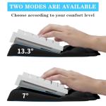 Ergonomic Keyboard Stand with Wrist Rest - Black