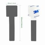 100pcs Hook and Loop Cable Ties for Organizing