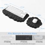 Ergonomic Keyboard Stand with Wrist Rest - Black