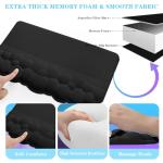 Ergonomic Keyboard Stand with Wrist Rest - Black