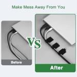 100pcs Hook and Loop Cable Ties for Organizing