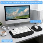 Ergonomic Keyboard Stand with Wrist Rest - Black