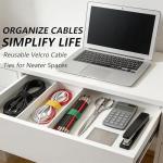 60-Pack Velcro Cable Ties for Easy Organization