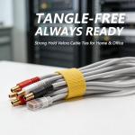 60-Pack Velcro Cable Ties for Easy Organization