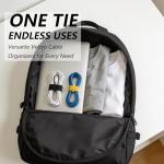 60-Pack Velcro Cable Ties for Easy Organization