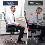 Ergonomic Memory Foam Seat Cushion for Office Chairs