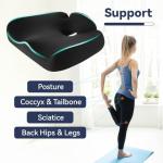 Ergonomic Memory Foam Seat Cushion for Office Chairs