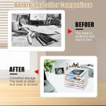 4-Tier Stackable Desk Organizer for Papers and Accessories