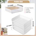 4-Tier Stackable Desk Organizer for Papers and Accessories