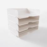 4-Tier Stackable Desk Organizer for Papers and Accessories