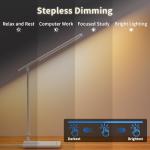 Touch LED Desk Lamp with USB Port and Dimming