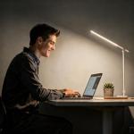 Touch LED Desk Lamp with USB Port and Dimming
