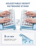 Ergonomic Keyboard Stand with Adjustable Height