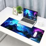 Large Non-Slip Gaming Mouse Pad with Galaxy Design