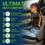 Memory Foam Seat Cushion for Tailbone Pain Relief