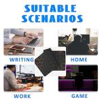 Large Black Gold Honeycomb Gaming Mouse Pad