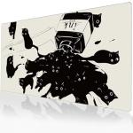 Anime XXL Gaming Mouse Pad - Cute Black Cat