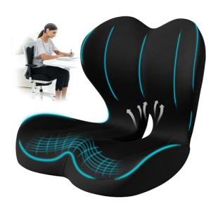Comfortable Memory Foam Seat Cushion for Office & Car