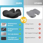 Memory Foam Seat Cushion for Tailbone Pain Relief